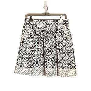 ‎NWT! Loft linen blend patterned skirt.